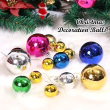 Load image into Gallery viewer, Christmas Tree Decoration Balls Xmas Ornaments Ball Glitter Hanging Ball New Year Party Pendant Decor Prop Gift Supplies
