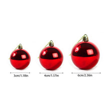 Load image into Gallery viewer, Christmas Tree Decoration Balls Xmas Ornaments Ball Glitter Hanging Ball New Year Party Pendant Decor Prop Gift Supplies
