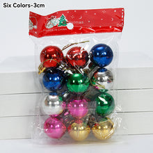 Load image into Gallery viewer, Christmas Tree Decoration Balls Xmas Ornaments Ball Glitter Hanging Ball New Year Party Pendant Decor Prop Gift Supplies
