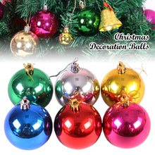 Load image into Gallery viewer, Christmas Tree Decoration Balls Xmas Ornaments Ball Glitter Hanging Ball New Year Party Pendant Decor Prop Gift Supplies
