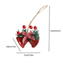 Load image into Gallery viewer, Christmas Ornaments Hanging Bell Christmas Tree Pendant Decorations Backpack Pendant Gift For Home Xmas New Year Navidad Natal Gifts
