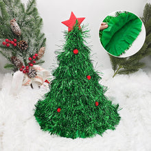 Load image into Gallery viewer, 2025 Ins Christmas Tree Hat Creative Xmas Headwear for Girls Tinsel Christmas Headband Party Costume New Year Decor Supplies

