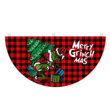 Load image into Gallery viewer, Christmas Fan-Shaped Flag Banner Christmas Door Windows Garden Railing Hanging Ornaments New Year 2025 Xmas Home Decoration Navidad Gift
