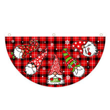 Load image into Gallery viewer, Christmas Fan-Shaped Flag Banner Christmas Door Windows Garden Railing Hanging Ornaments New Year 2025 Xmas Home Decoration Navidad Gift
