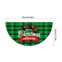 Load image into Gallery viewer, Christmas Fan-Shaped Flag Banner Christmas Door Windows Garden Railing Hanging Ornaments New Year 2025 Xmas Home Decoration Navidad Gift
