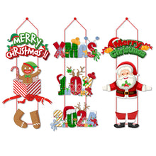 Load image into Gallery viewer, Christmas Decorations for Home Christmas Door Hanging Pendants Santa Door Hanger for Christmas Home New Year 2024 Decoration
