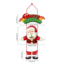 Load image into Gallery viewer, Christmas Decorations for Home Christmas Door Hanging Pendants Santa Door Hanger for Christmas Home New Year 2024 Decoration
