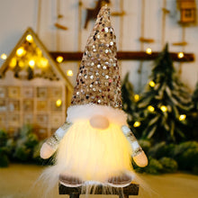 Load image into Gallery viewer, Glowing Gnome Christmas Decorations Faceless Dolls Christmas Decoration for Home Christmas Ornaments Navidad New Year 2024
