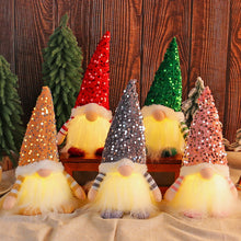 Load image into Gallery viewer, Glowing Gnome Christmas Decorations Faceless Dolls Christmas Decoration for Home Christmas Ornaments Navidad New Year 2024
