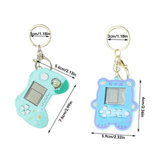 Load image into Gallery viewer, Mini Handheld Game Players Tetris Electronic Game Built-in 26 Games Tetris Video Game Handheld Game Keychain Kids Gifts
