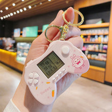 Load image into Gallery viewer, Mini Handheld Game Players Tetris Electronic Game Built-in 26 Games Tetris Video Game Handheld Game Keychain Kids Gifts
