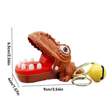 Load image into Gallery viewer, Crocodile Dinosaur Finger Biting Toy Keychain Tyrannosaurus Rex Tooth Extraction Game Fun Creative Stress Relief Skills Pendant
