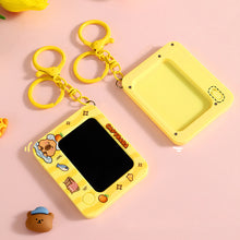 Load image into Gallery viewer, Creative Reusable Mini Drawing Board Capybara Bear Panda Small Writing Pad Doodle Sketch Lovely Backpack Keychain Kids Toy
