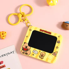 Load image into Gallery viewer, Creative Reusable Mini Drawing Board Capybara Bear Panda Small Writing Pad Doodle Sketch Lovely Backpack Keychain Kids Toy
