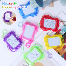 Load image into Gallery viewer, Creative Key Chain Children'S Mini Magnetic Small Drawing Board Backpack Decorative Key Ring Cute Black White Drawing Board Toy
