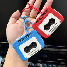 Load image into Gallery viewer, Mini Retro Recorder Keychain 60 Seconds Recording Music Box Pendant Valentine's Day Birthday Gift For Girlfriend Friends
