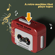 Load image into Gallery viewer, Mini Retro Recorder Keychain 60 Seconds Recording Music Box Pendant Valentine's Day Birthday Gift For Girlfriend Friends
