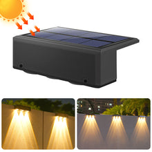 Load image into Gallery viewer, Super Bright Solar Light Outdoor Wall Spot Light Wall Solar LED Light Outdoor Wall Lamp Waterproof Garden Decoration Lamp Fence Corridor Sunlight Stairs Solar Lamp
