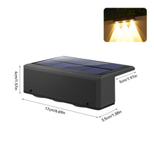 Load image into Gallery viewer, Super Bright Solar Light Outdoor Wall Spot Light Wall Solar LED Light Outdoor Wall Lamp Waterproof Garden Decoration Lamp Fence Corridor Sunlight Stairs Solar Lamp
