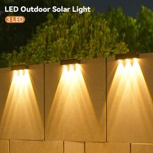 Load image into Gallery viewer, Super Bright Solar Light Outdoor Wall Spot Light Wall Solar LED Light Outdoor Wall Lamp Waterproof Garden Decoration Lamp Fence Corridor Sunlight Stairs Solar Lamp
