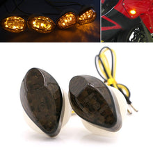 Load image into Gallery viewer, 2Pcs DC 12V Motorcycle LED Turn Signal Light Motor Indicator Light Lamp Fit for Kawasaki Suzuki Yamaha Honda
