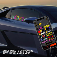 Load image into Gallery viewer, RGB Car LED Matrix Pixel Panel DIY LIghting Graffiti Scrolling Text Board Windshield Advertising Screen Bluetooth with APP Control
