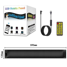 Load image into Gallery viewer, RGB Car LED Matrix Pixel Panel DIY LIghting Graffiti Scrolling Text Board Windshield Advertising Screen Bluetooth with APP Control
