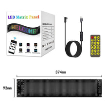 Load image into Gallery viewer, RGB Car LED Matrix Pixel Panel DIY LIghting Graffiti Scrolling Text Board Windshield Advertising Screen Bluetooth with APP Control
