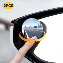 Load image into Gallery viewer, 2Pcs Car 360° Rotating Adjustable Blind Spot Rear View Mirrors Wide Angle Mirror with Suction Cup Convex Round Mirror
