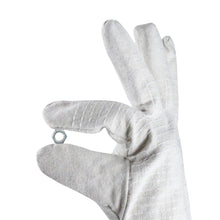 Load image into Gallery viewer, 1 Pair 24-Wire Reinforced Canvas Protective Gloves Wear Resistant Breathable Electric Welding Gloves
