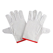 Load image into Gallery viewer, 1 Pair 24-Wire Reinforced Canvas Protective Gloves Wear Resistant Breathable Electric Welding Gloves
