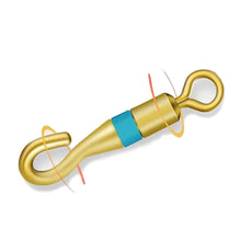 Load image into Gallery viewer, 20PCS Tilapia Release Ring O-Type Trap Set Open 8-Figure Swivel 360° Rotation Subwire Connector Fishing Accessories
