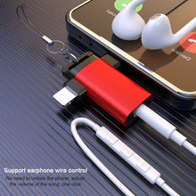 Load image into Gallery viewer, 1PC 3.5MM 2-IN-1 T-Type Digital Audio Converter Type-C/Lightning Dual Interface Design For Apple Samsung Huawei
