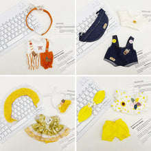 Load image into Gallery viewer, For 20CM Cotton Doll Rompers Cartoon Plush Doll Replacement Outfit Playing House Accessories Mini Clothes
