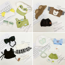 Load image into Gallery viewer, For 20CM Cotton Doll Rompers Cartoon Plush Doll Replacement Outfit Playing House Accessories Mini Clothes
