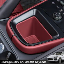 Load image into Gallery viewer, Silicone Car Center Console Organizer Storage Box Accessories Modification For Porsche Cayenne 2024 2025
