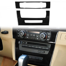 Load image into Gallery viewer, 2Pcs/Set Car CD Air Conditioning Control Panel Cover Sticker Trim Carbon Fiber for BMW 3 E90 E92 2005-2012
