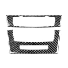 Load image into Gallery viewer, 2Pcs/Set Car CD Air Conditioning Control Panel Cover Sticker Trim Carbon Fiber for BMW 3 E90 E92 2005-2012
