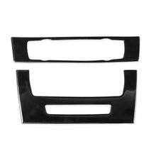 Load image into Gallery viewer, 2Pcs/Set Car CD Air Conditioning Control Panel Cover Sticker Trim Carbon Fiber for BMW 3 E90 E92 2005-2012
