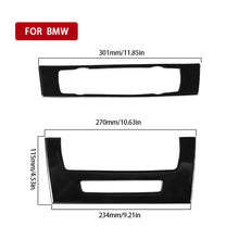 Load image into Gallery viewer, 2Pcs/Set Car CD Air Conditioning Control Panel Cover Sticker Trim Carbon Fiber for BMW 3 E90 E92 2005-2012
