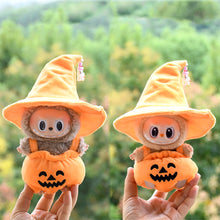 Load image into Gallery viewer, Miniature Halloween Pumpkin Costume with Hat for 17cm Labubu Dolls Cute DIY Doll Clothes Lovely Outfit Gifts for Girls Friends
