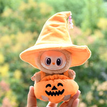 Load image into Gallery viewer, Miniature Halloween Pumpkin Costume with Hat for 17cm Labubu Dolls Cute DIY Doll Clothes Lovely Outfit Gifts for Girls Friends
