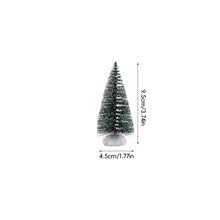 Load image into Gallery viewer, Mini LED Christmas Tree Sisal Silk Cedar Small Xmas Tree For Home Room Decor Gold Silver Blue Green White Mini Tree
