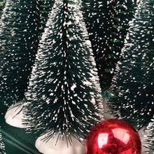 Load image into Gallery viewer, Mini LED Christmas Tree Sisal Silk Cedar Small Xmas Tree For Home Room Decor Gold Silver Blue Green White Mini Tree

