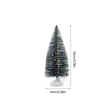 Load image into Gallery viewer, Mini LED Christmas Tree Sisal Silk Cedar Small Xmas Tree For Home Room Decor Gold Silver Blue Green White Mini Tree
