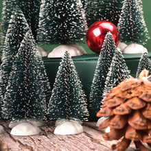 Load image into Gallery viewer, Mini LED Christmas Tree Sisal Silk Cedar Small Xmas Tree For Home Room Decor Gold Silver Blue Green White Mini Tree

