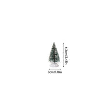Load image into Gallery viewer, Mini LED Christmas Tree Sisal Silk Cedar Small Xmas Tree For Home Room Decor Gold Silver Blue Green White Mini Tree

