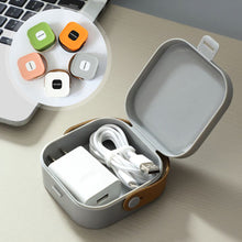 Load image into Gallery viewer, Travel Mini Charger Organizer Portable Headphone Cable Organizer Office Plastic Multifunctional Jewelry Box
