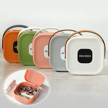 Load image into Gallery viewer, Travel Mini Charger Organizer Portable Headphone Cable Organizer Office Plastic Multifunctional Jewelry Box
