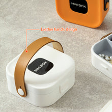 Load image into Gallery viewer, Travel Mini Charger Organizer Portable Headphone Cable Organizer Office Plastic Multifunctional Jewelry Box
